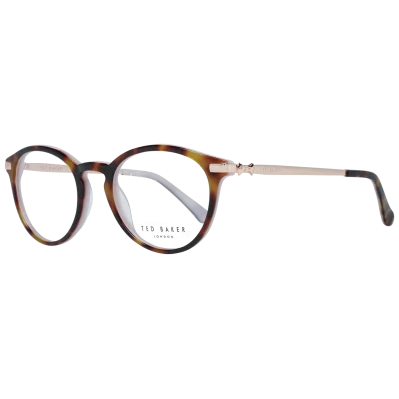 Chic Brown Round Full-Rim Fashion Frames