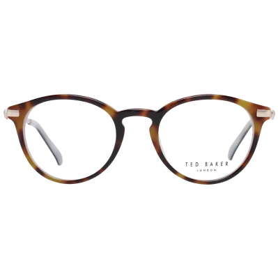 Chic Brown Round Full-Rim Fashion Frames