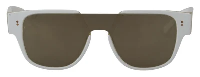 Elegant White Acetate Sunglasses for Women