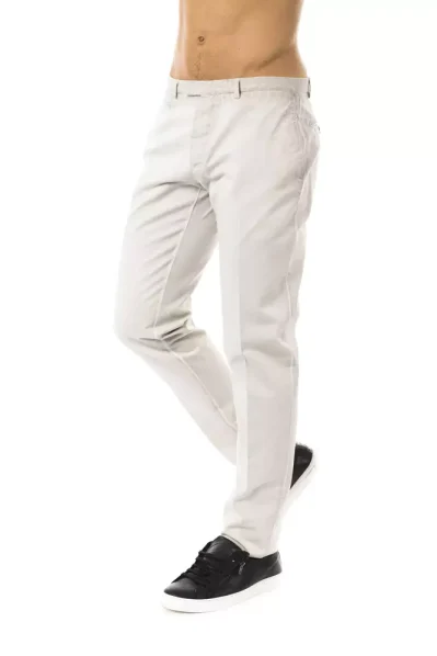 Gray Cotton Men's Pant