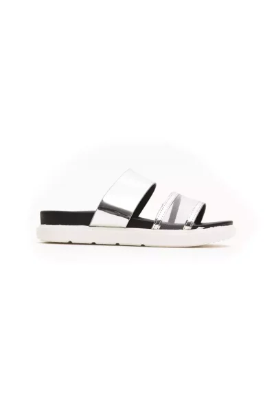 Silver Polyethylene Women Sandal