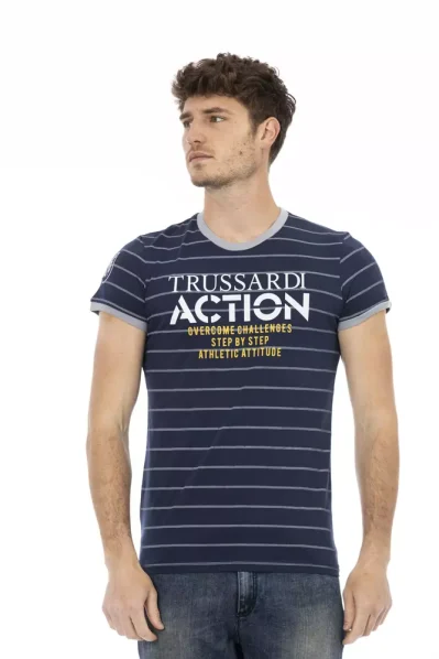 Blue Cotton Unisex T-Shirt