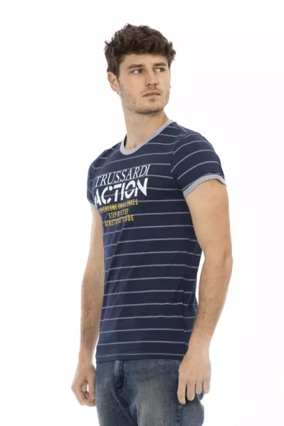 Blue Cotton Unisex T-Shirt