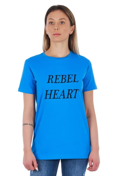 Light Blue Cotton Women Top
