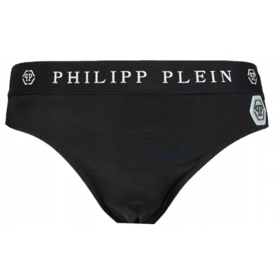 Black Polyamide Men Swim Briefs