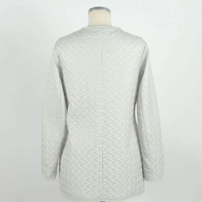 White Polyester Women Jacket