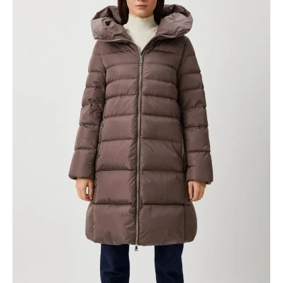 Brown Polyamide Jackets & Coat