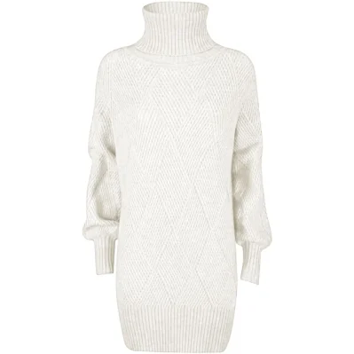 White Marabou Women Dress