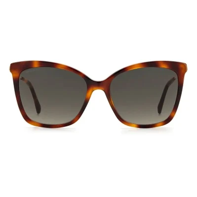 Brown Metal Sunglasses