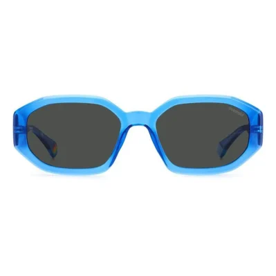 Blue Plastic/Plastic Sunglasses