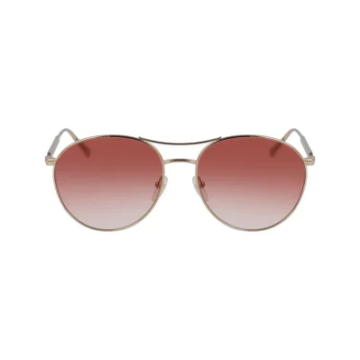 Rose Gold Metal Sunglasses