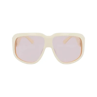 White Acetate Sunglasses