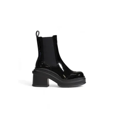 Black Polyester Ankle