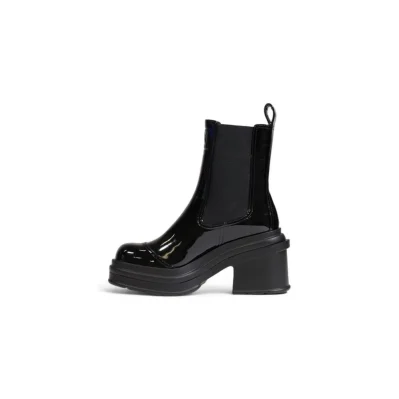 Black Polyester Ankle