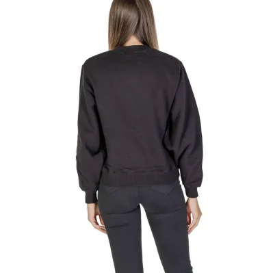 Black Cotton Sweatshirt