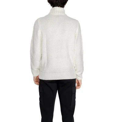 White Polyester Sweater