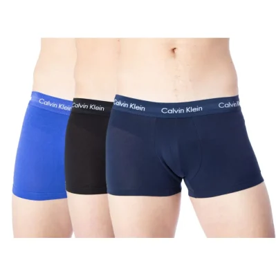 Blue Cotton Boxer