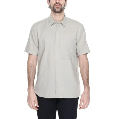 Beige Linen Shortsleeve