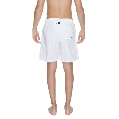 White Polyamide Swim Short
