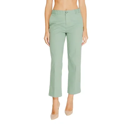 Turquoise Cotton Pant