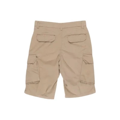 Beige Cotton Bermuda