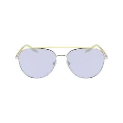 Silver Metal Sunglasses