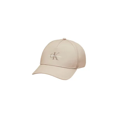 Beige Recycled Polyester Caps Baseball Hat