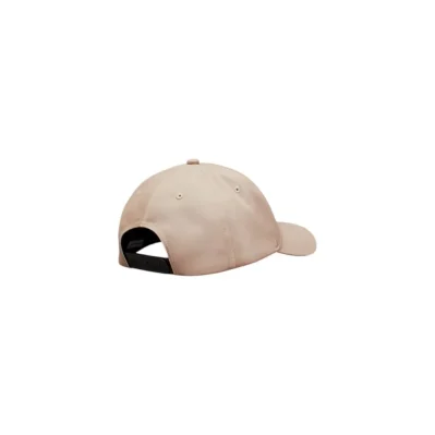Beige Recycled Polyester Caps Baseball Hat