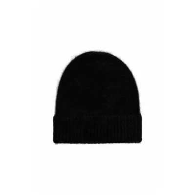 Black Alpaca Leather Caps Baseball Hat