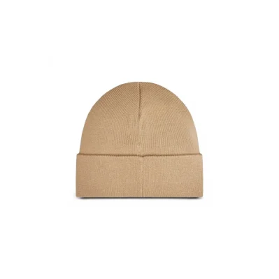 Beige Recycled Polyester Caps Baseball Hat
