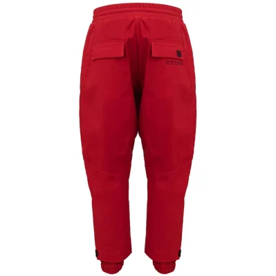 Red Polyamide Jeans & Pant