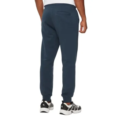 Blue Cotton Joggers Workout Pant