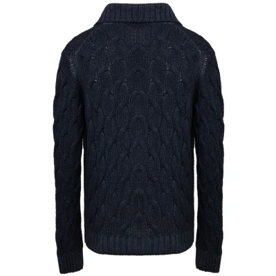 Blue Cashmere Cardigan