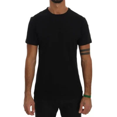 Black Cotton T-Shirt