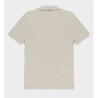 White Cotton Polo Shirt