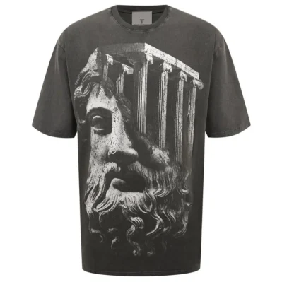 Gray Cotton T-Shirt