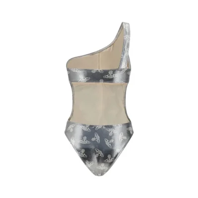Orb One-Shoulder Swimsuit