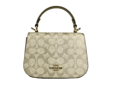 Lysa Top Handle Bag Crossbody Champagne Gold