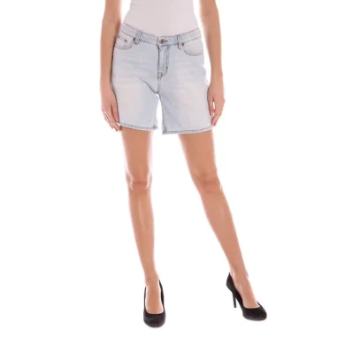 Light Blue Cotton Women Jean