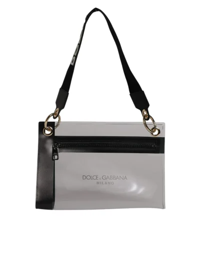Clear PVC Leather Pouch Shoulder Strap Bag