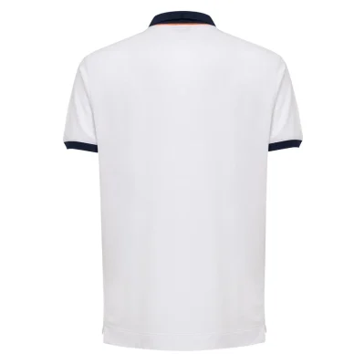 White Cotton Polo Shirt