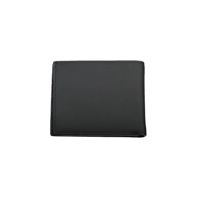 Black Polyester Men Wallet