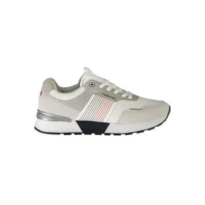 White Polyester Sneaker
