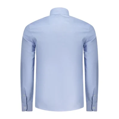 Light Blue Cotton Men Shirt
