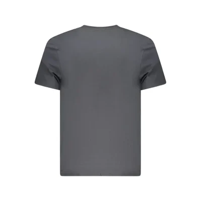 Black Cotton Men T-Shirt