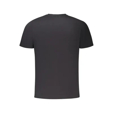 Black Cotton Men T-Shirt