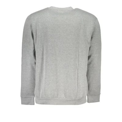 Chic Gray Embroidered Sweatshirt