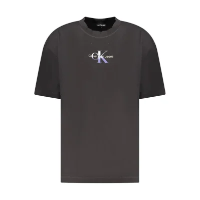 Black Cotton Women T-Shirt