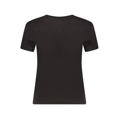 Black Cotton Tops & T-Shirt