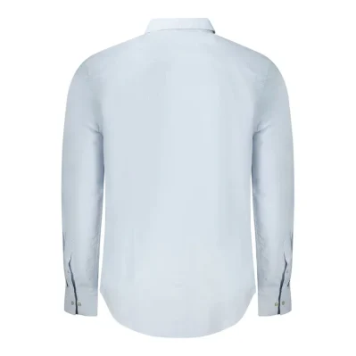 Light Blue Cotton Men Shirt